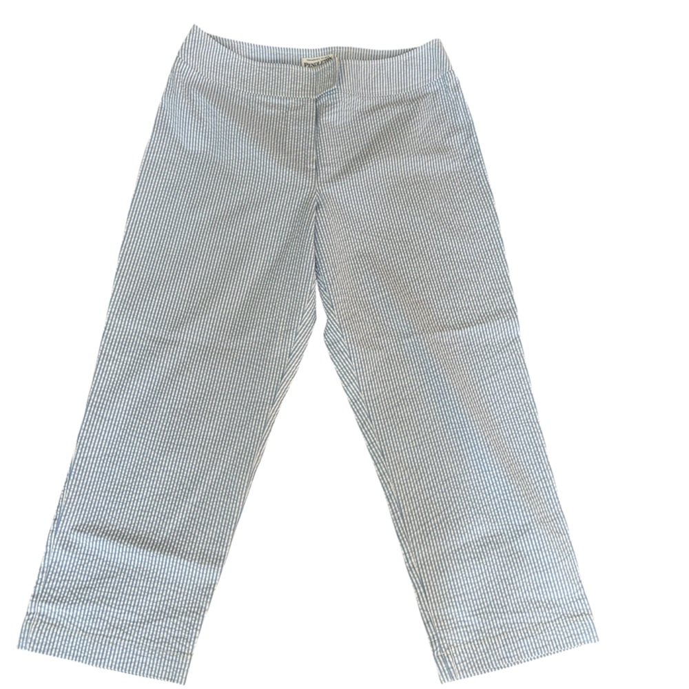 Pendleton Women's Seersucker Crop Pant‎ Size 12 New